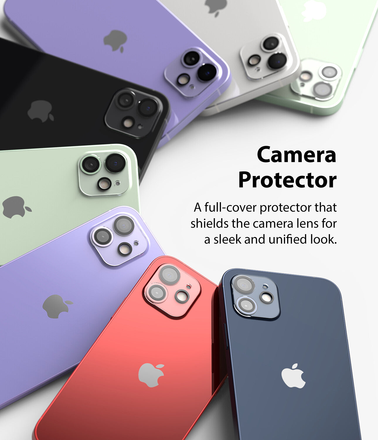 For Iphone 12 / Pro / Max / Mini Camera Lens Screen Protector Ringke Glass 3 PK