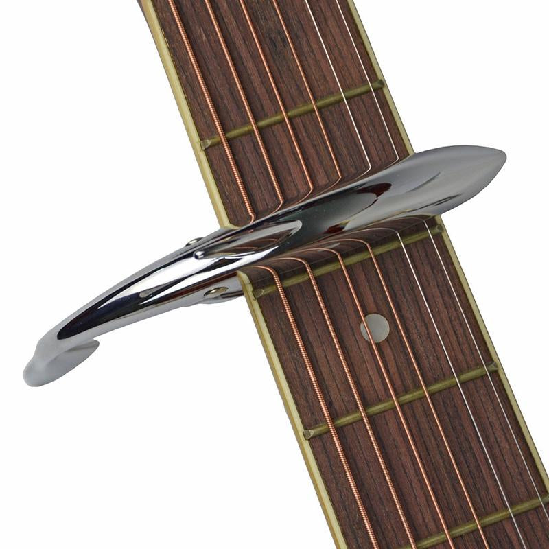 Zinc Alloy Guitar Capo Shark Capo for Acoustic and Electric Guitar with Good Hand Feeling, No Fret Buzz and Durable,Gift for Musicians