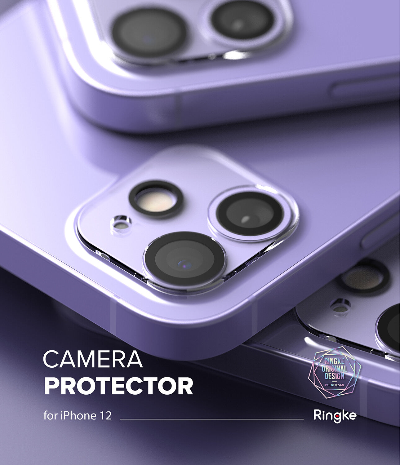 For Iphone 12 / Pro / Max / Mini Camera Lens Screen Protector Ringke Glass 3 PK