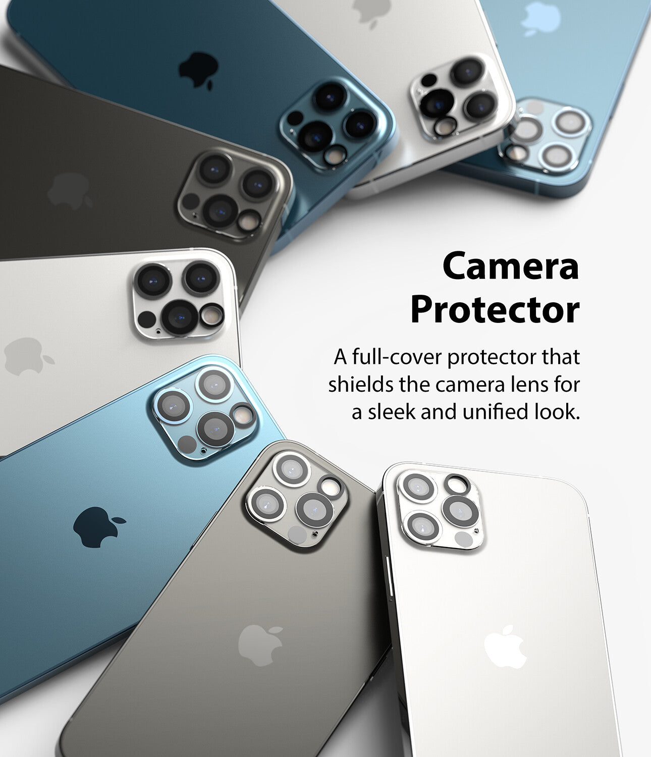 For Iphone 12 / Pro / Max / Mini Camera Lens Screen Protector Ringke Glass 3 PK