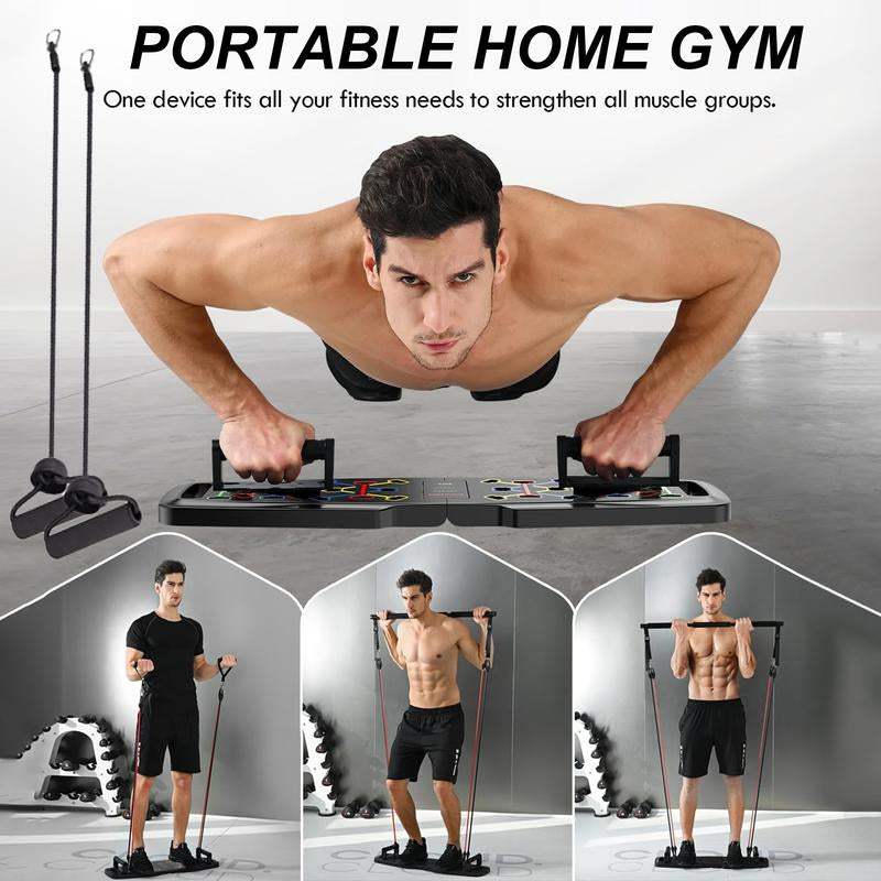 Multifunctional Push up Trainer Board with Ergonomic Design for Chest Muscle Strength Boost Home Gym Workout Efficiency Comfortable Exercise