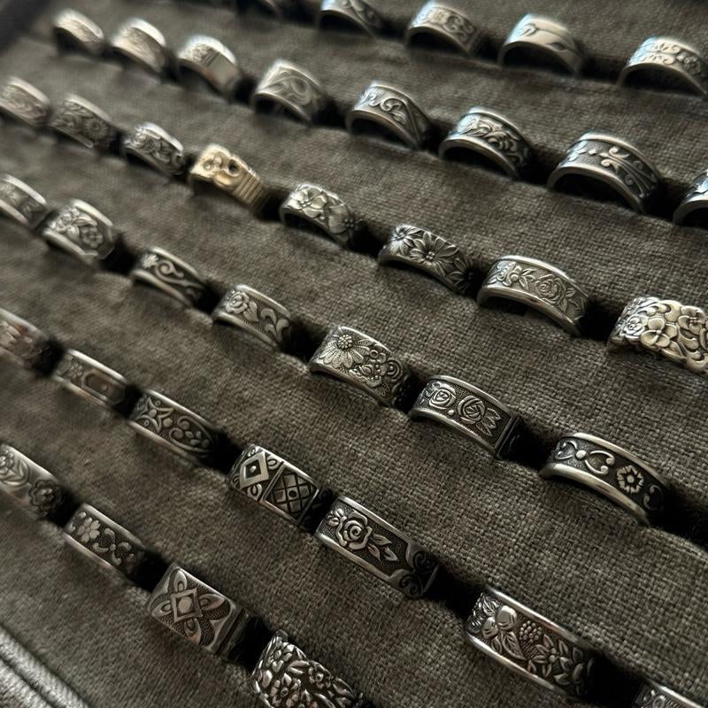 Mystery Spoon Ring - Vintage Handcrafted Antique Spoon Ring