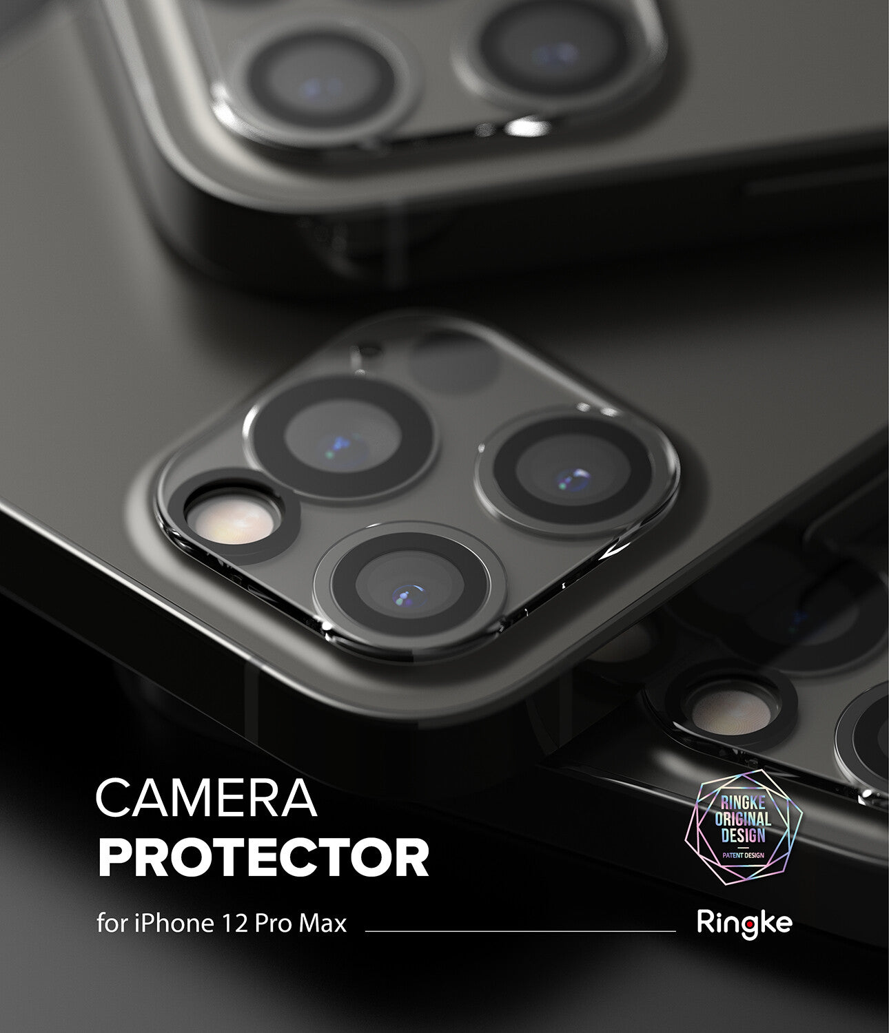 For Iphone 12 / Pro / Max / Mini Camera Lens Screen Protector Ringke Glass 3 PK