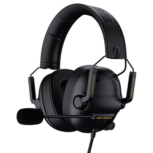 SENZER SG500 Wired Pro Gaming Headset - Wired Gaming Headsets - PC Headsets - Folding Headset for PC, PS4, PS5, Xbox One and Switch Audio Earphones Headphones Electronic Earbud
